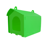 خانه حیوانات سبز رنگ کارتن پلاست نفیس